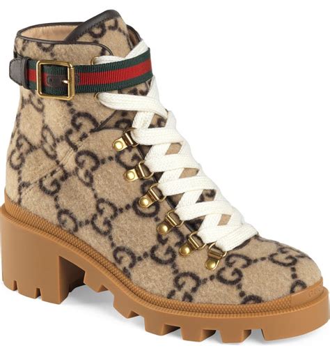 gucci combat boots 2020|gucci monogram thigh high boots.